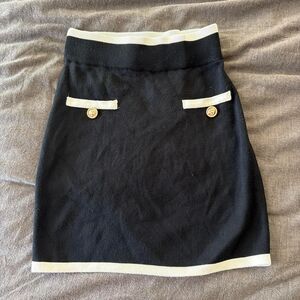 Lichi Women's Black and Navy Skirt